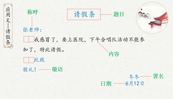 请假条怎么写,请假条格式及范文